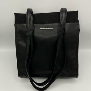 Black Tote Shoulder Handbag